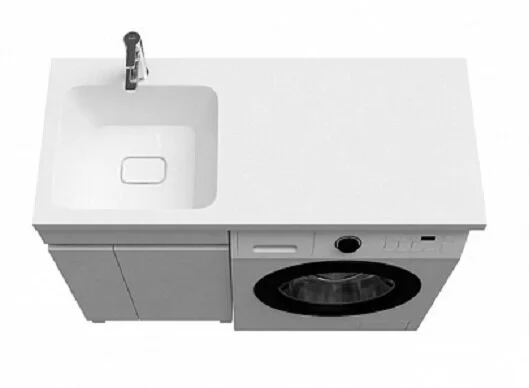 Тумба с раковиной напольная IDDIS Optima Home 120 см правая OPH12RDi95K (детальная фотография), 120 см