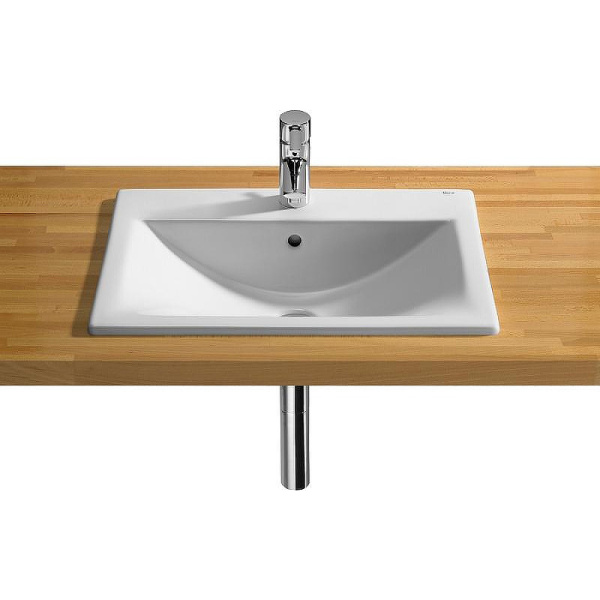 Раковина Roca Diverta 55 см встраиваемая сверху 32711600Y (детальная фотография), встраиваемые (в столешницу)