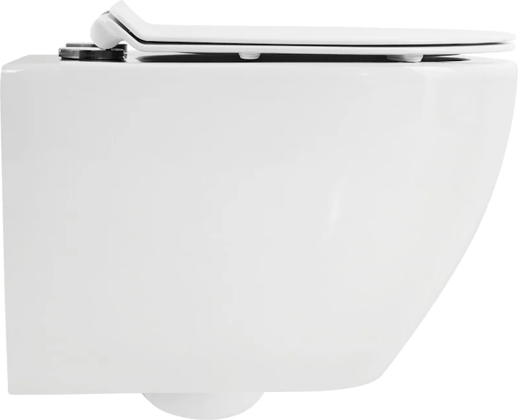 Унитаз подвесной Cezares Stylus белый CZR-6601-TH-TOR/CZR-2011-SC (детальная фотография), без бачка, со скрытым бачком