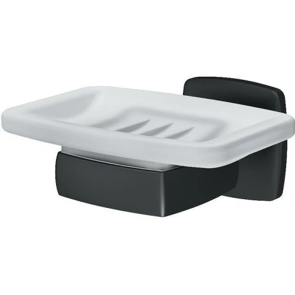 Набор аксессуаров для ванной Am.Pm Gem черный AK90D2106B (детальная фотография), настенные