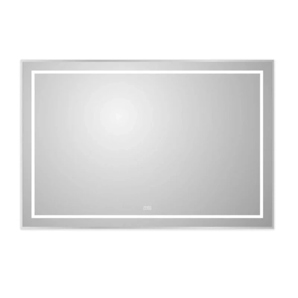 Зеркало с подсветкой BelBagno Kraft 120 см сатин SPC-KRAFT-1200-800-LED-TCH-WARM (детальная фотография)