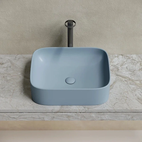 Раковина Ceramica Nova Element 50 см серо-голубая CN6052MHL (детальная фотография), накладные (на столешницу)