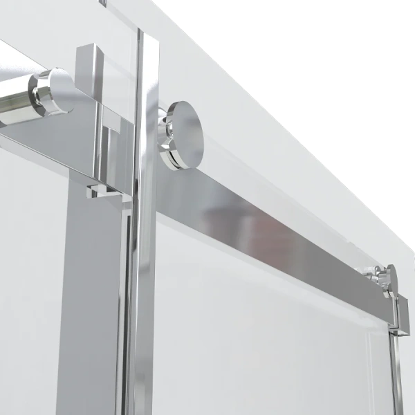 Душевой уголок Vincea Como 150х80 см стеклянное полотно VSR-1C8015CL (детальная фотография), раздвижные