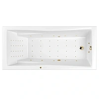 Ванна гидромассажная Whitecross Palace 0104.180080.100.NANO.GL, 180 x 80 см, форсунки золото