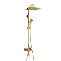 Душевая стойка WasserKRAFT Sauer глянцевое золото