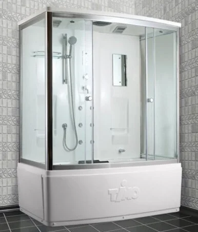 Душевой бокс Timo Lux 150x90 см высокий поддон T-7750 (детальная фотография), пристенные