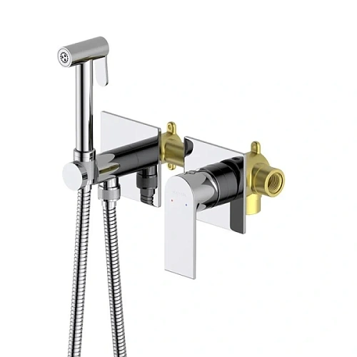 Гигиенический душ со смесителем Акватек Лира хром - фото 2