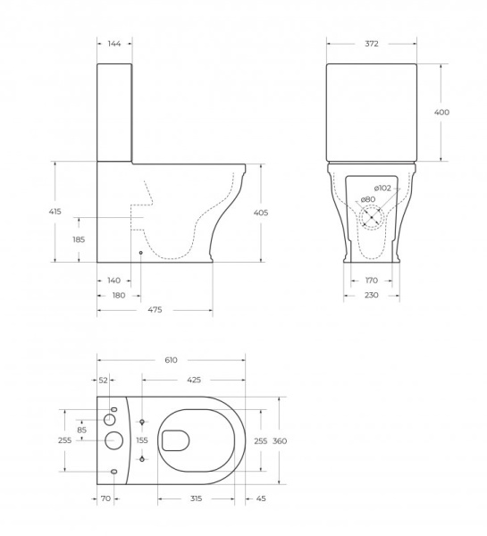 Схема (детальная фотография), с бачком