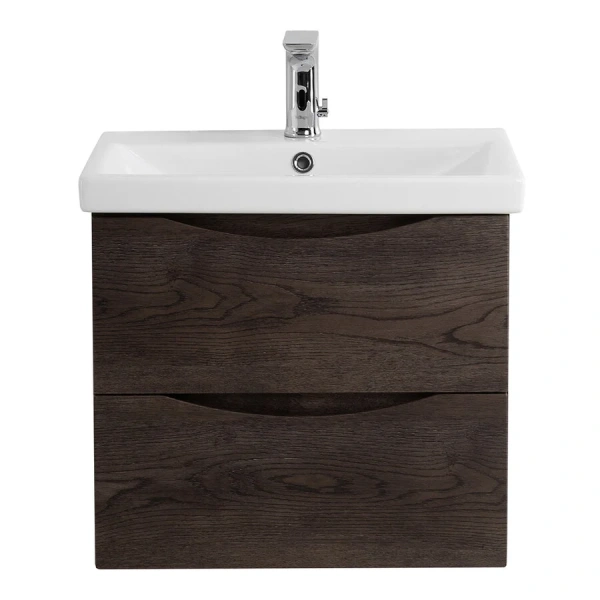 Тумба под раковину подвесная BelBagno Marino 70 см rovere nature grigio MARINO-CER-700-2C-SO-RNG-P (детальная фотография)