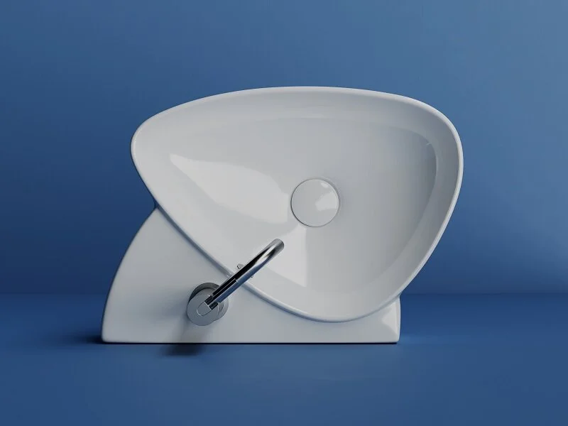 Раковина Ceramica Nova Element 50 см белая глянцевая CN5049 (детальная фотография), полукруглая