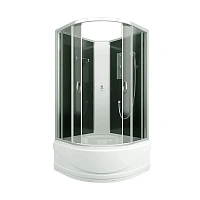 Душевая кабина Erlit Comfort 90х90 см стекло тонированное