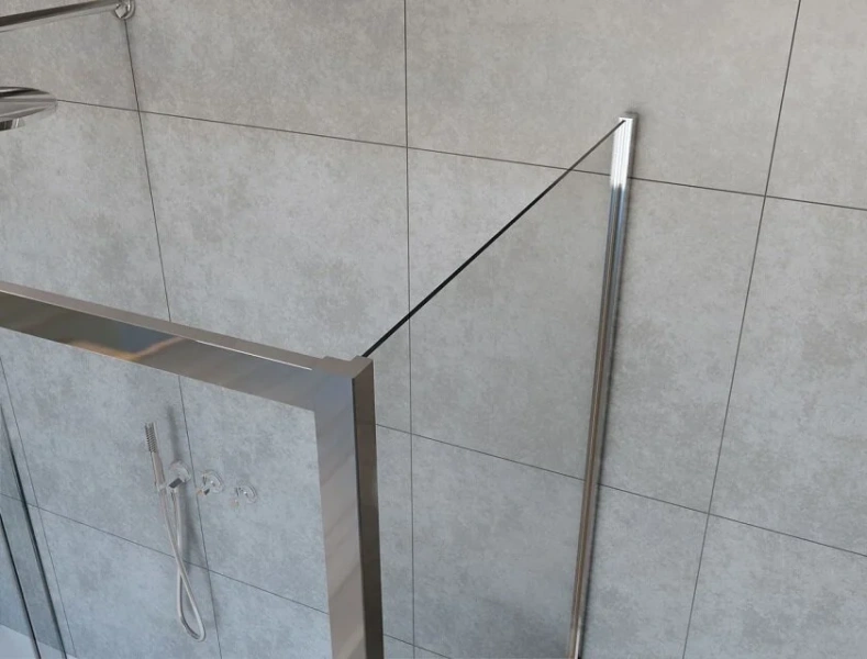 Душевой уголок Vincea Garda 200х80 см стекло прозрачное VSR-1G28020CL (детальная фотография), прозрачные