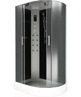 Душевая кабина Bas Кариба 120, цвет чёрный