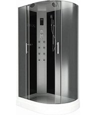 Душевая кабина Bas Кариба 120, цвет чёрный