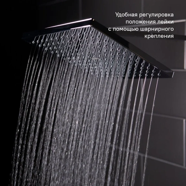 Душевая стойка IDDIS Bild черный BILBL1Fi06 (детальная фотография), в наличии
