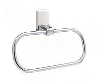 Полотенцедержатель WasserKRAFT Leine хром/белый