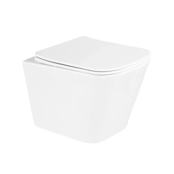 Унитаз подвесной BelBagno Due с сиденьем BB3103CHR/SC (детальная фотография)