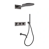 Душевой комплект Abber Wasser Kreis никель