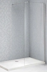 Душевая перегородка Cezares Liberta 85 см профиль хром стекло прозрачное