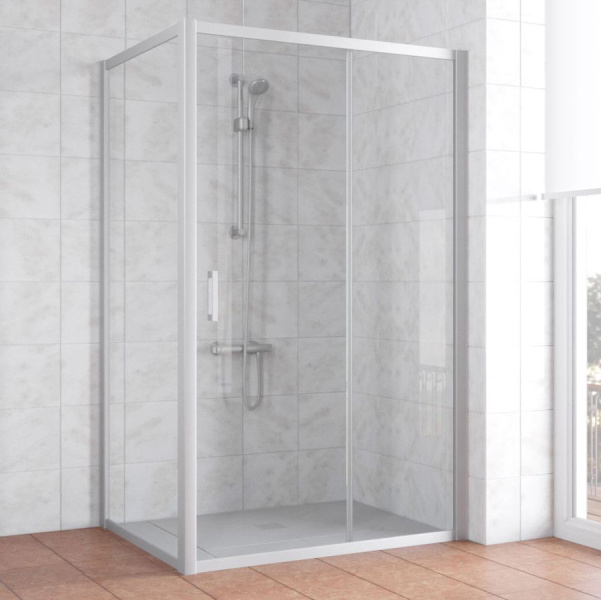 Душевой уголок стекло прозрачное Vegas-glass ZP+ZPV 120х70 01 (детальная фотография), современные, hi-tech