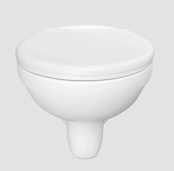 Подвесной унитаз VitrA Normus 6855B003-0101 (детальная фотография), современные, hi-tech, круглые