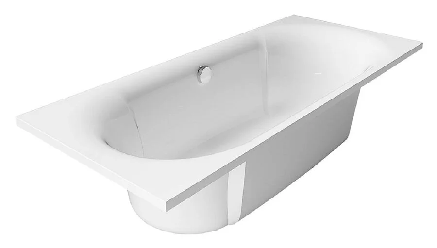 Ванна из искусственного камня Belux Омега Ом-1700, 4810924211545, 170 x 75 см, белый (детальная фотография), современныe, hi-tech