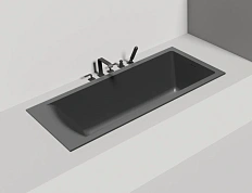 Ванна из искусственного камня Salini Cascata Kit 170x75 см белый матовый