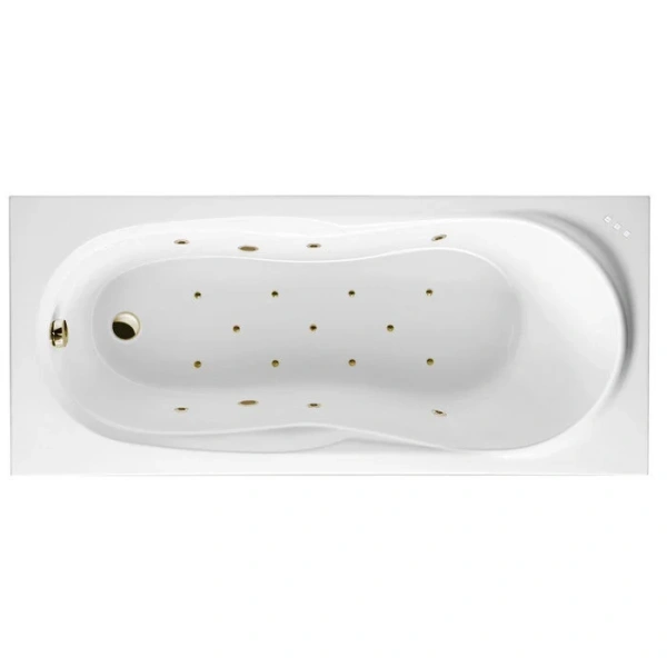 Ванна гидромассажная Excellent Sekwana Relax 170 x 75 см, белый/бронза, WAEX.SEK17.RELAX.BR (детальная фотография)