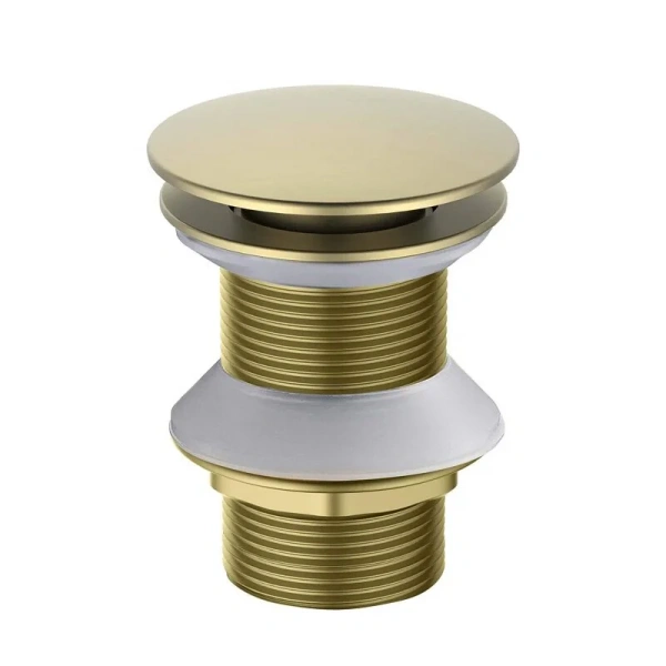 Донный клапан Акватек золото шлифованное AQ6003BG (детальная фотография)