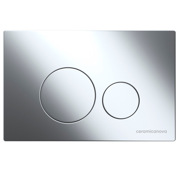 Инсталляция для унитаза Ceramica Nova Envision кнопка хром CN1001CH (детальная фотография), для унитаза