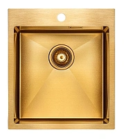 Мойка для кухни Paulmark Neckar 45 см брашированное золото