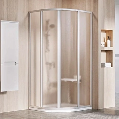 Душевой уголок Ravak Supernova 80x80 см профиль сатин, стекло матовое