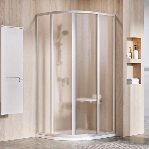 Душевой уголок Ravak Supernova 80x80 см профиль сатин, стекло матовое - фото 6