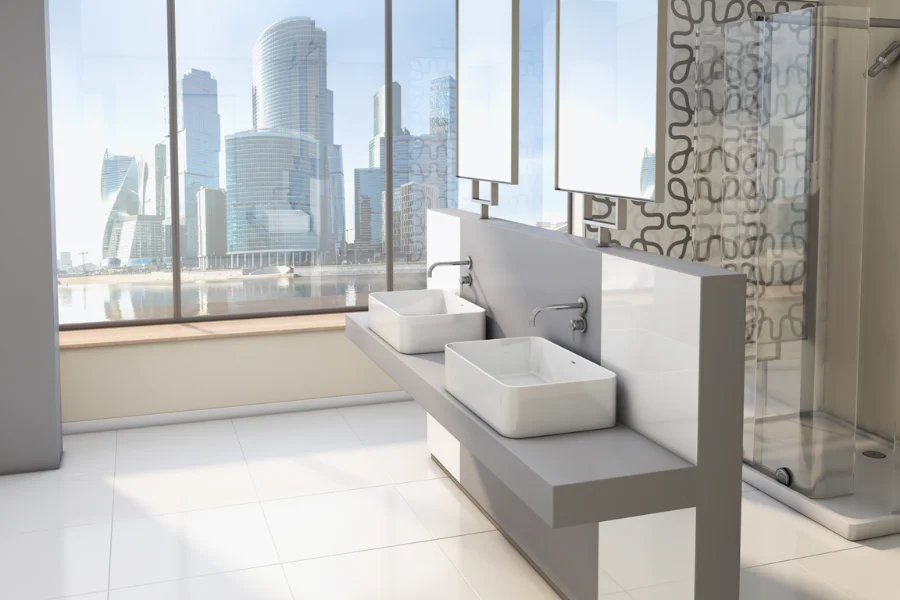 Раковина Kirovit Олимпия 56 см прямоугольная Вн Крв33 (детальная фотография), белые