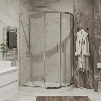 Душевой уголок Niagara Nova 120x80 см профиль хром