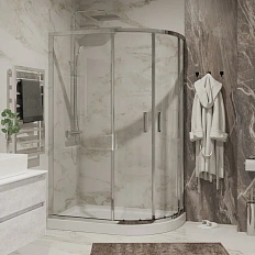 Душевой уголок Niagara Nova 120x80 см профиль хром