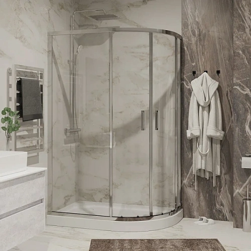 Душевой уголок Niagara Nova 120x80 см профиль хром - фото 1