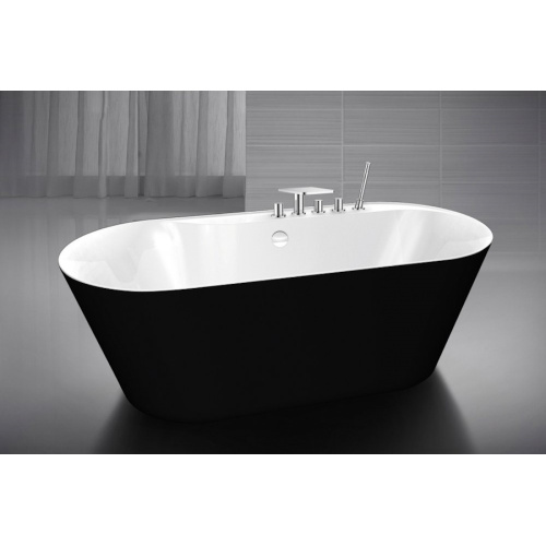 Ванна акриловая BelBagno 180х85 см черная BB14-NERO/BIA (детальная фотография)