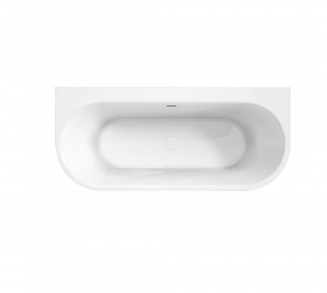 Ванна акриловая BelBagno 170x75 см пристенная BB711-1700-750 (детальная фотография), 170x75 см