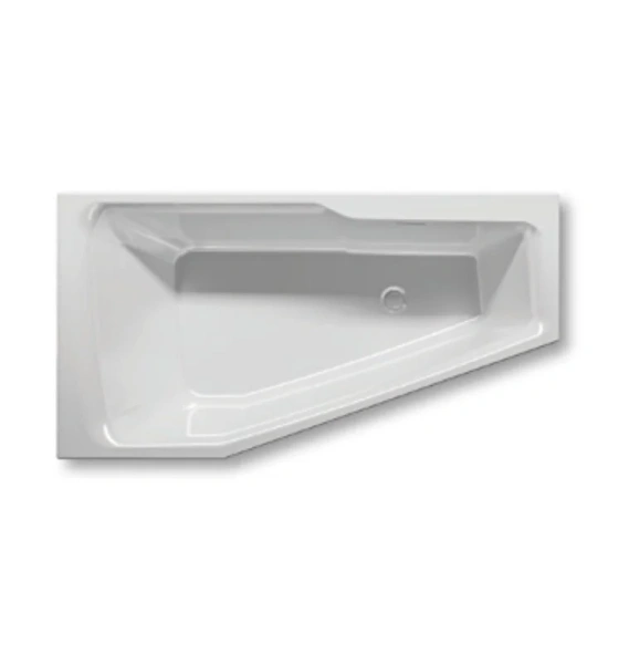 Ванна акриловая Riho Rething Space 170x90 см правосторонняя B113006005 (детальная фотография), без гидромассажа, большие