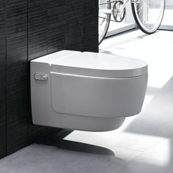 Унитаз-биде Geberit AquaClean Mera Classic 146.204 (детальная фотография), круглой формы