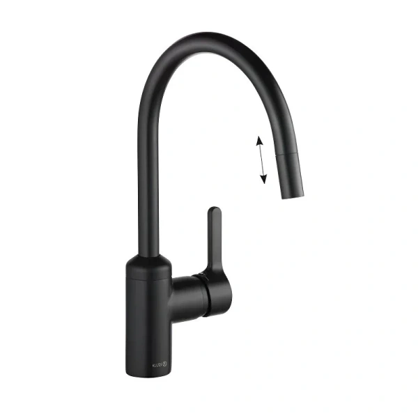 Смеситель для кухни Kludi Bingo Star черный матовый 428513978 (детальная фотография)