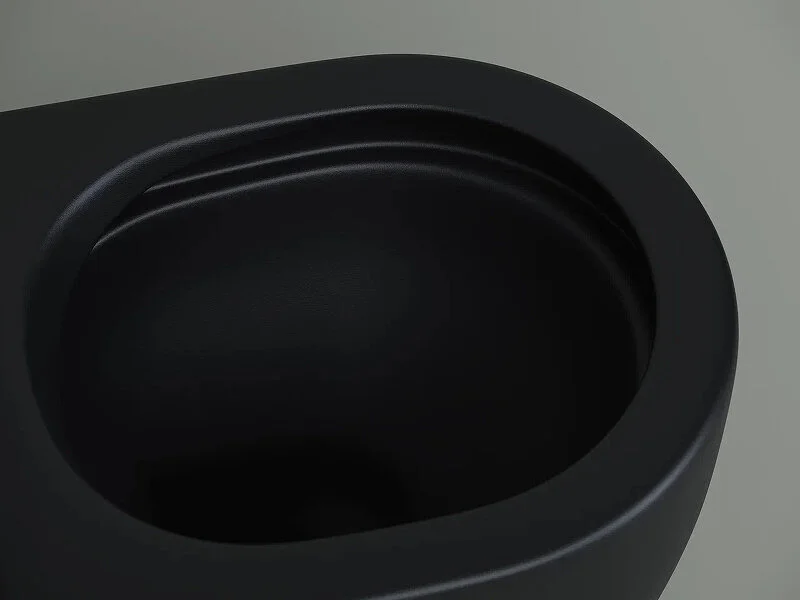 Унитаз напольный Ceramica Nova Metropol черный матовый CN4004MB (детальная фотография) index_1