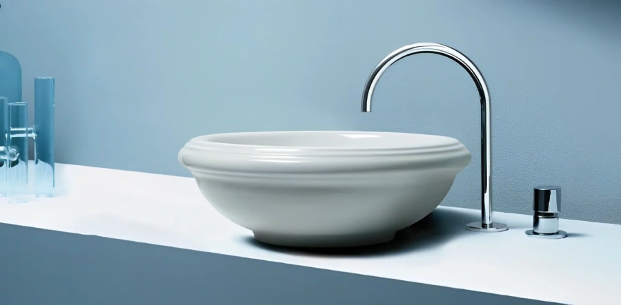 Раковина Azzurra Jubilaeum 45 см круглая JULA04518000BI/(JUB50/APP bi)*0 (детальная фотография), накладные (на столешницу), пристенные