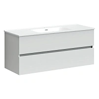 Тумба под раковину подвесная Sancos Urban 120 см белый глянец