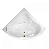 Ванна гидромассажная Excellent Konsul Relax 150 x 150 см, белый/бронза, WAEX.KON15.RELAX.BR