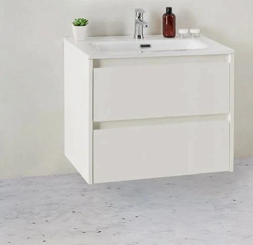 Тумба под раковину подвесная BelBagno Kraft 60 см bianco opaco - фото 6