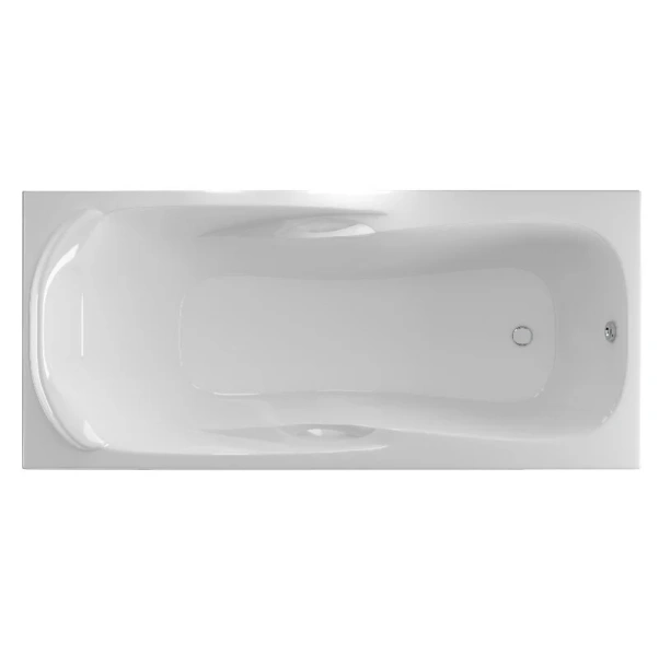 Ванна акриловая 1MarKa Calypso 01каи1775кс2+, 170 x 75 см, цвет белый (детальная фотография), современныe, hi-tech