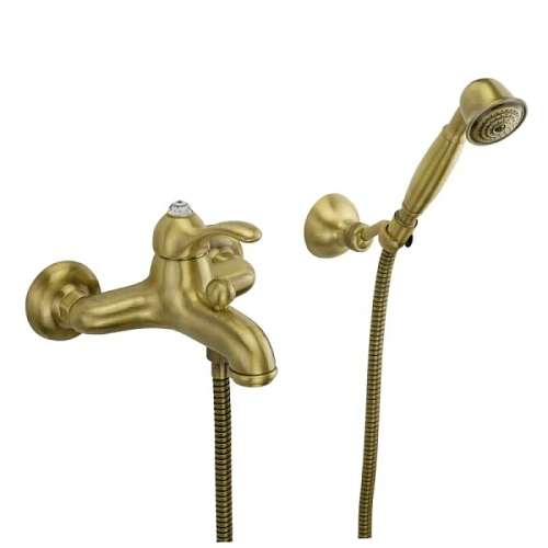 Смеситель для ванны Migliore Lem Swarovski бронза - фото 2