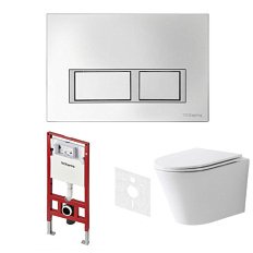 Унитаз с инсталляцией Tece TECEspring K95520 керамический